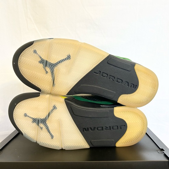 Jordan 5 Retro SE Oregon size 9 CK6631-307 2020 PRE-OWNED - Picture 7 of 9